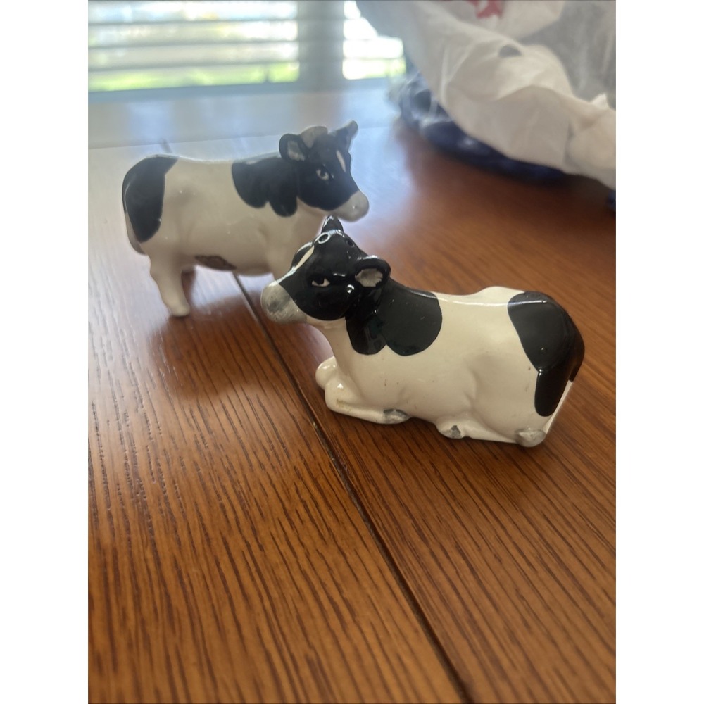 Otagiri Cow Salt Pepper Shakers Vintage Japan Farmhouse Decor